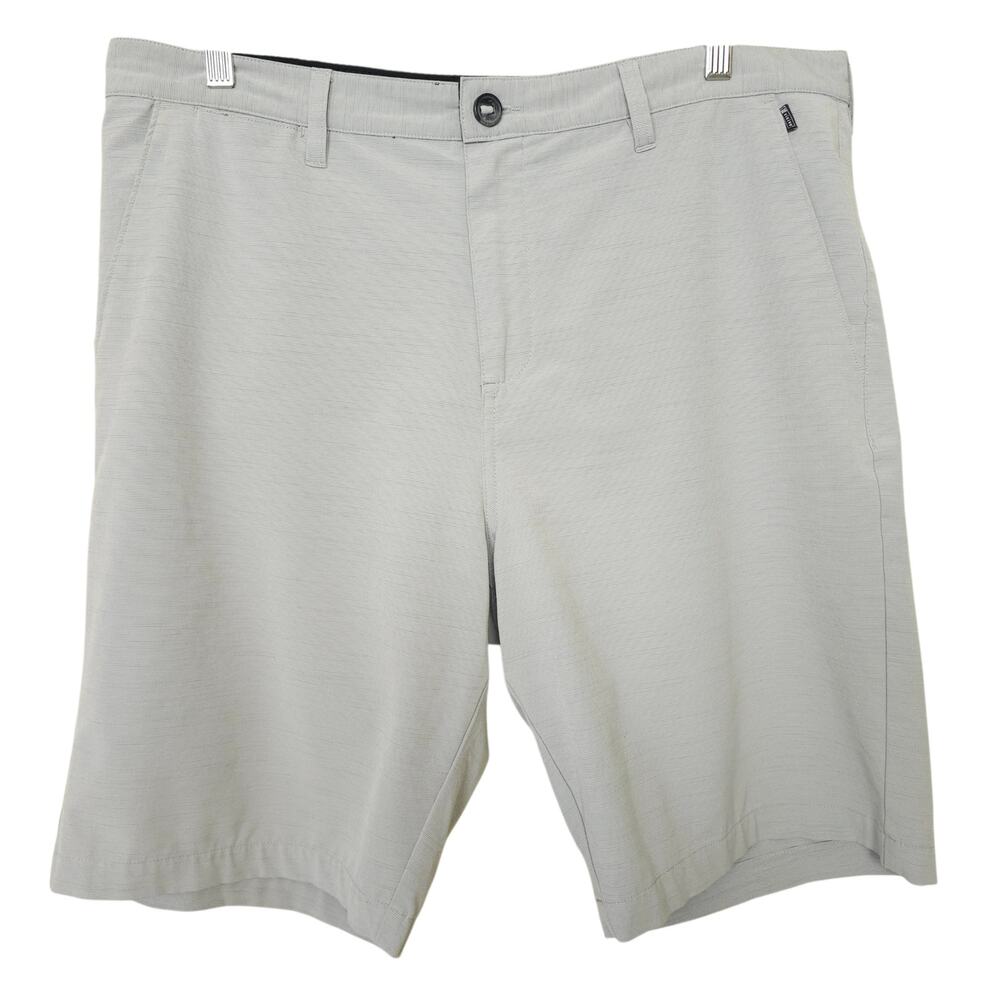Visive Hybrid Shorts 36W 9.5L Gray Hybrid Quick Dry Stretch Boardshorts
